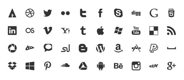 This Vector Social Media Icons