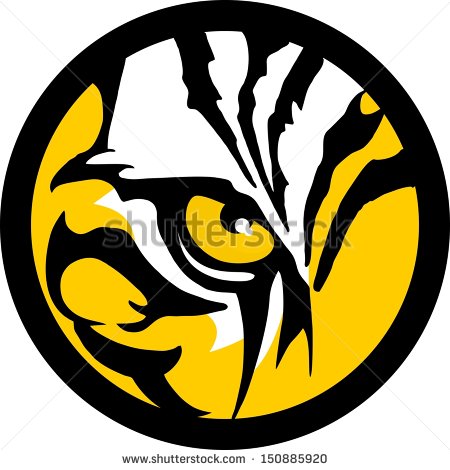 Tiger Eyes Clip Art Vector