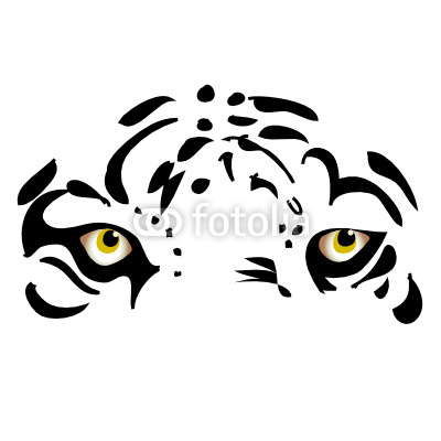Tiger Eyes Clip Art Vector