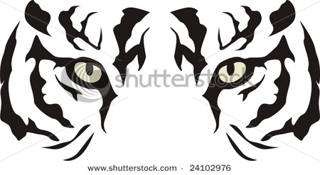 Tiger Eyes Clip Art