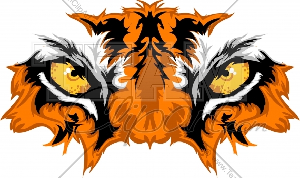 Tiger Eyes Clip Art
