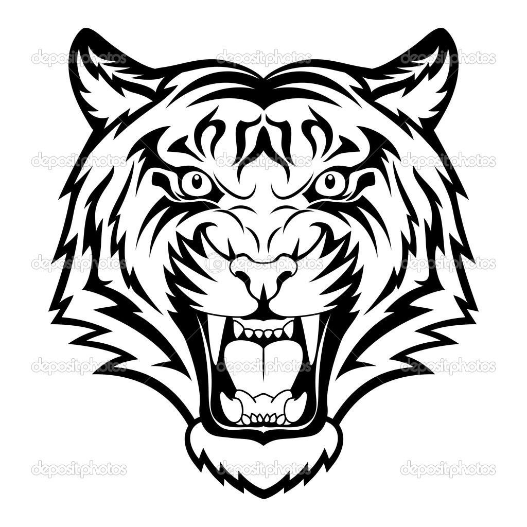 Tiger Face Vector