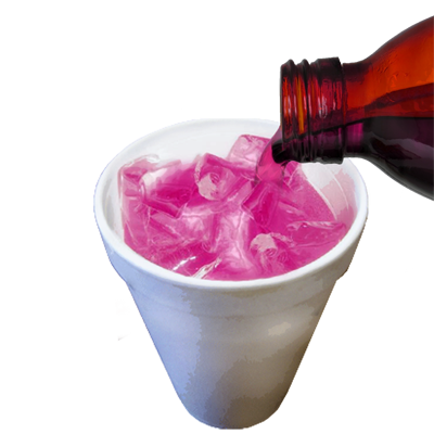 Transparent Double Cup Lean