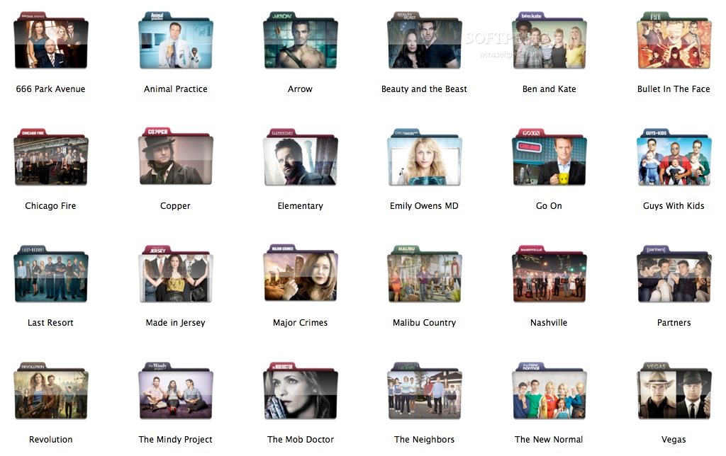 TV Series Folder Icons