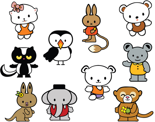 Vector Cartoon Animals