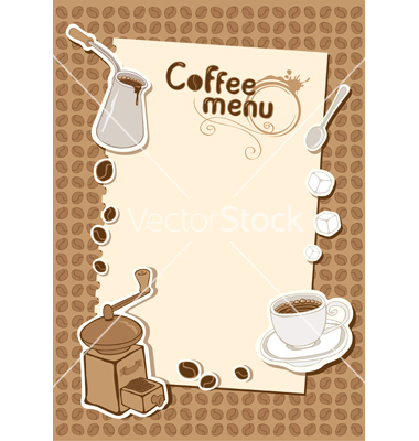 Vector Coffee Menu