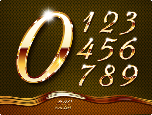 Vector Graphic Free Gold Fonts Vector Graphic Free Gold Fonts