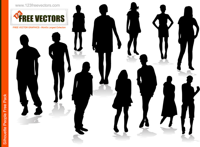 17 Free Vector Art People Images