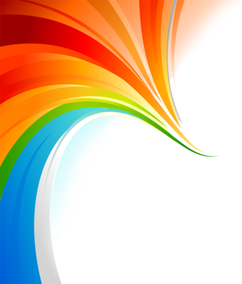 Vector Rainbow Swirls