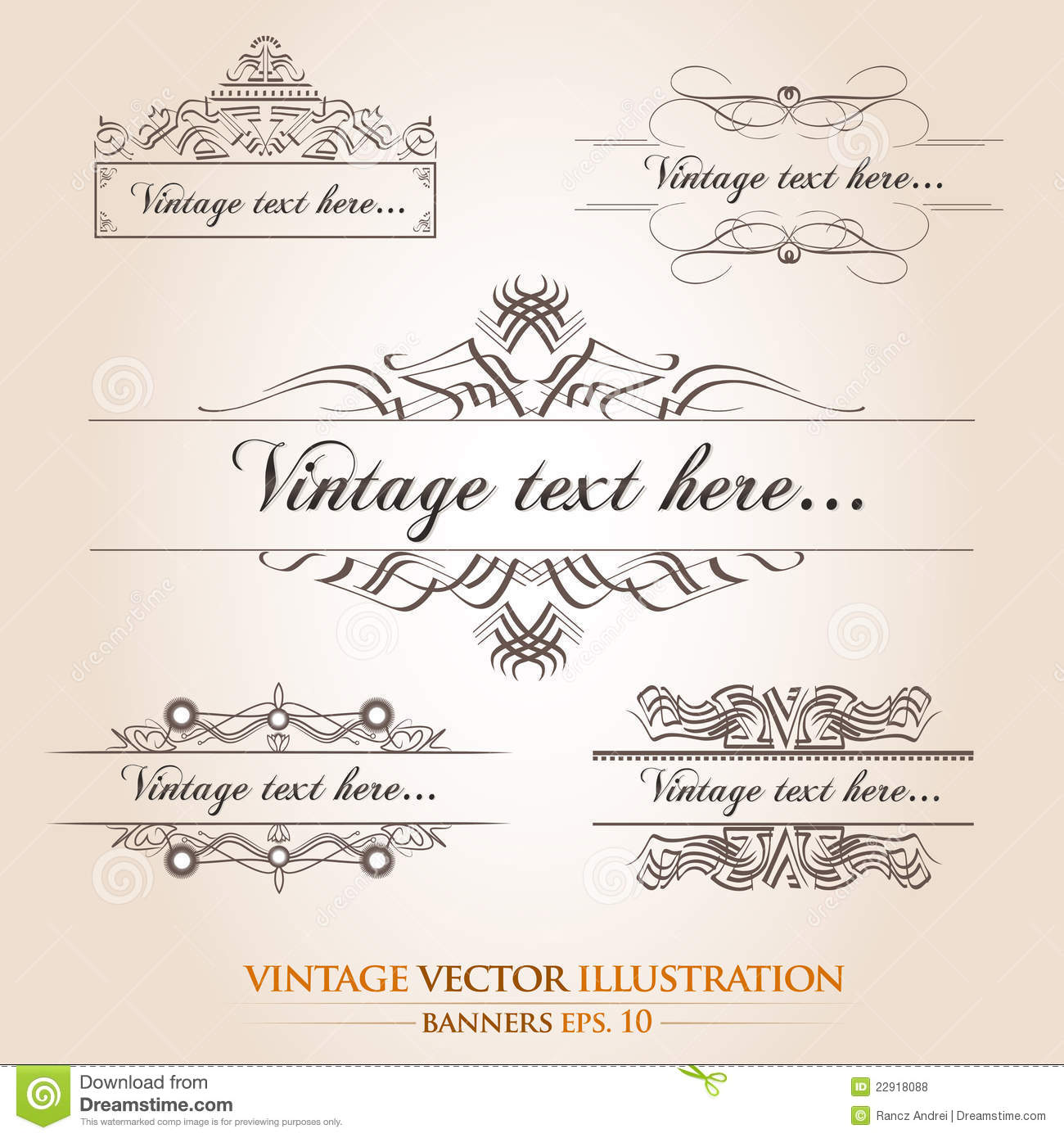 13 Vintage Banner Templates Free Images - Free Etsy Banner Template