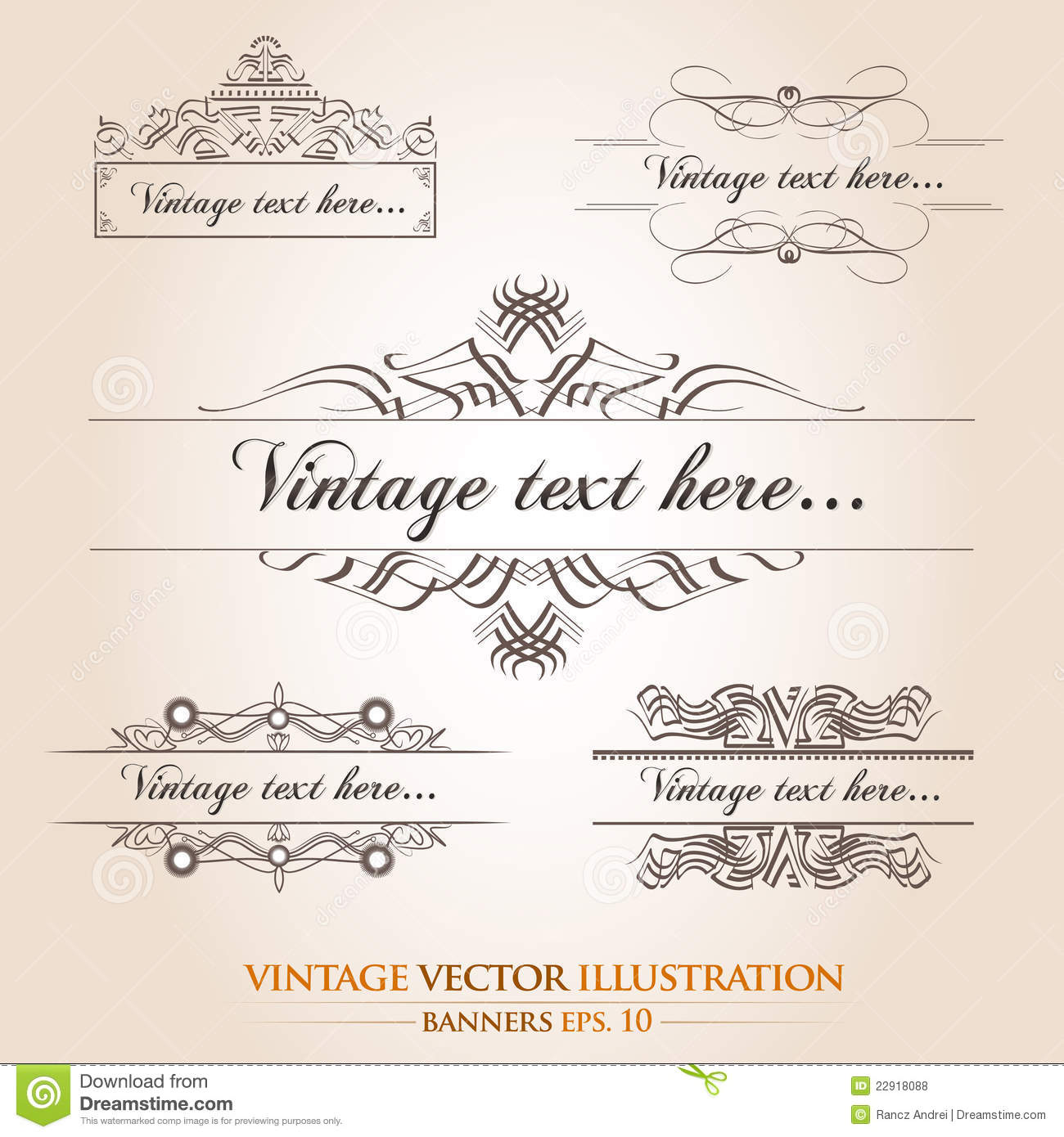 Vintage Banner Templates