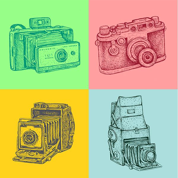 Vintage Camera Photoshop Brush