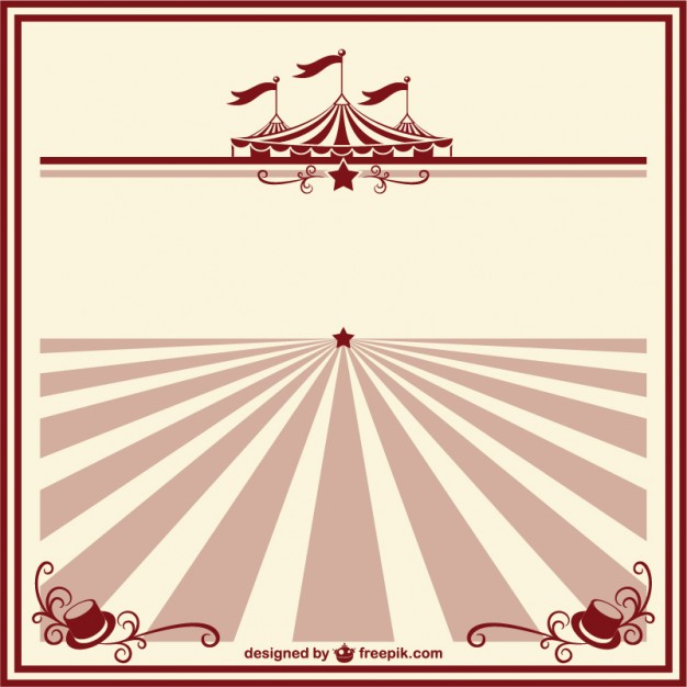 Vintage Circus Templates