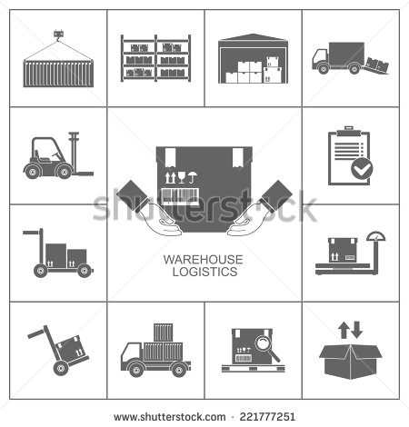 Warehouse and Logistics Icon