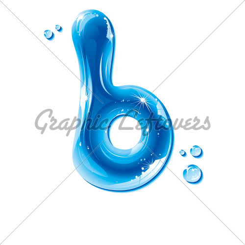 Water Letter B