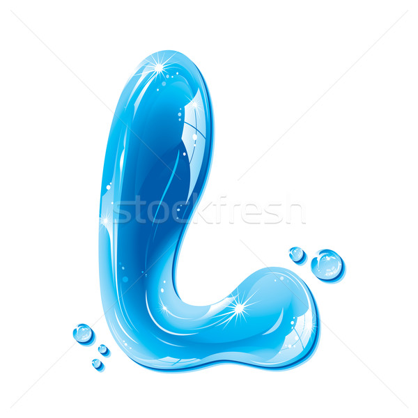 Water Letter L