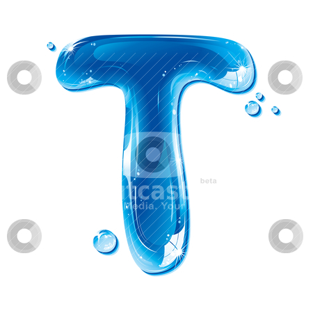Water Letter T