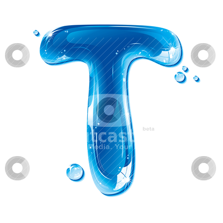 Water Letter T Water Letter T