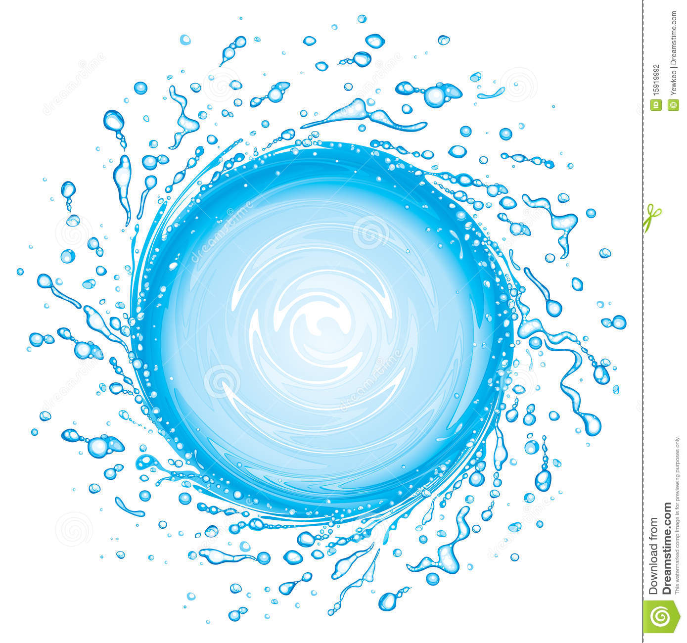 Water Splash Vector