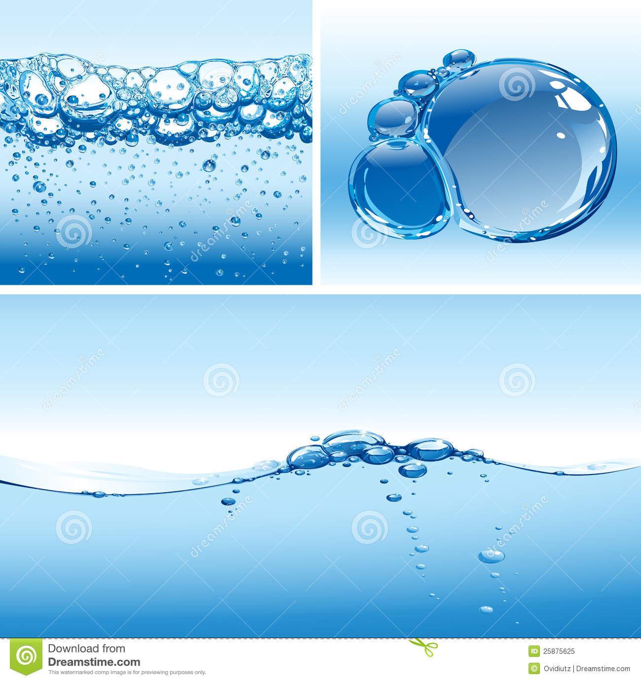 Water Waves Vector Free