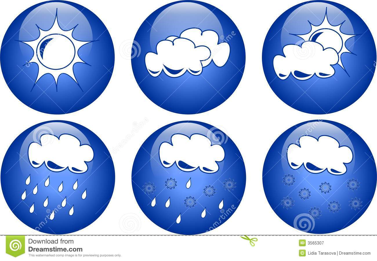 Weather Icon Blue Weather Icon Blue