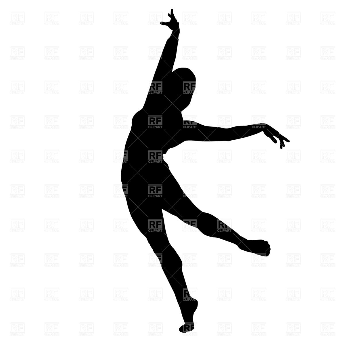 Woman Dancing Silhouette Clip Art