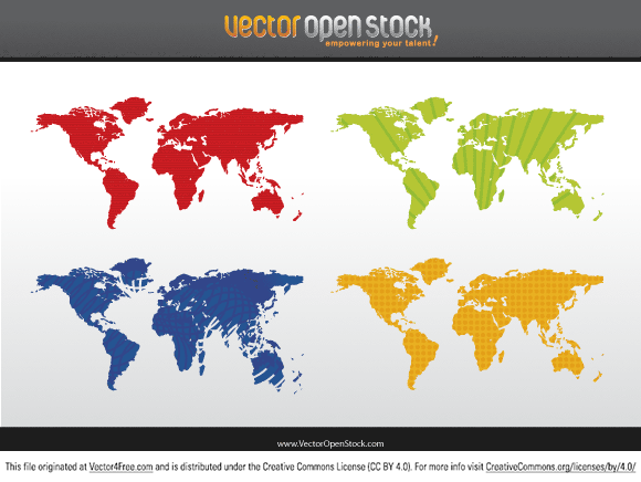 World Map Vector Graphic