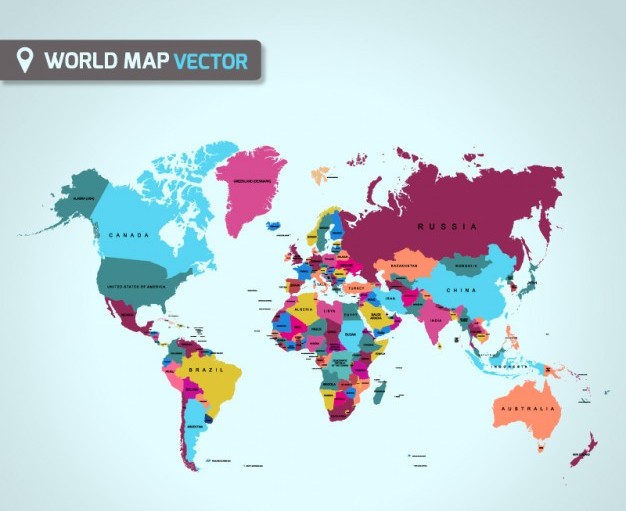 World Map Vector Graphic