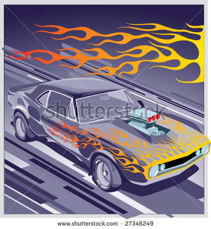 Abstract Car Vector