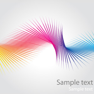 Abstract Rainbow Swirl Design