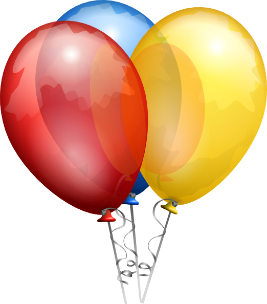 Animated Birthday Balloons Clip Art