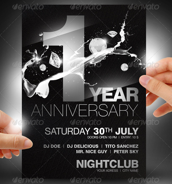 Anniversary Flyer Template