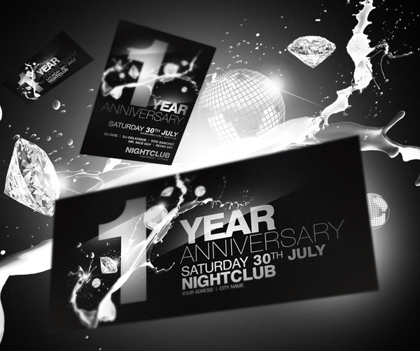 Anniversary Flyer Template