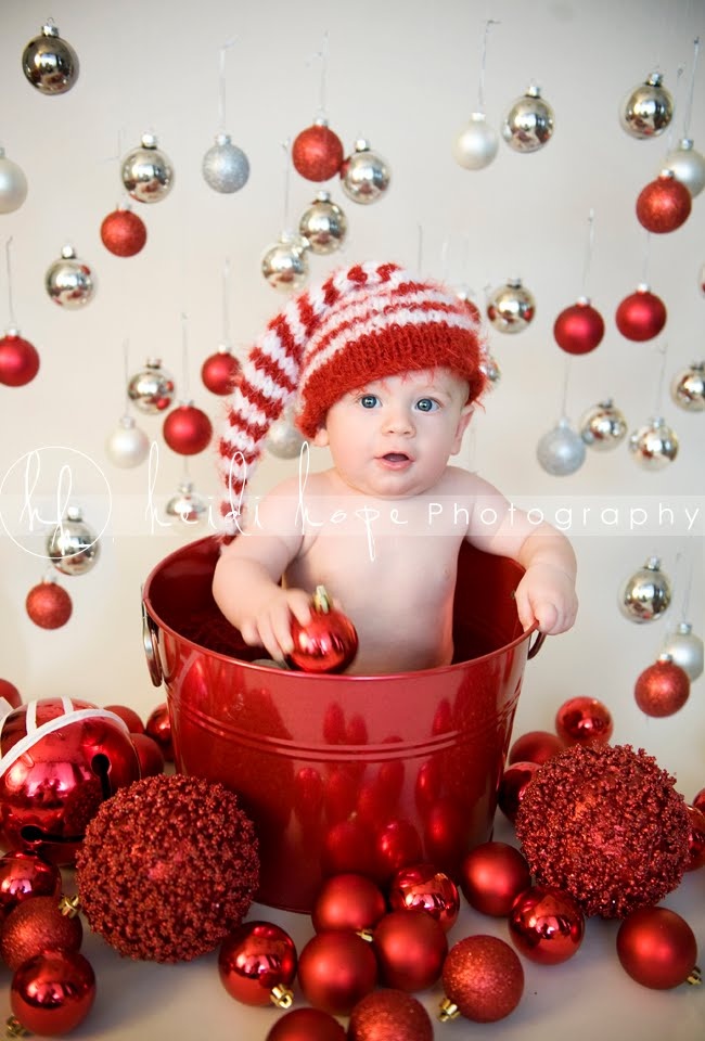 Baby Christmas Photo Shoot Idea