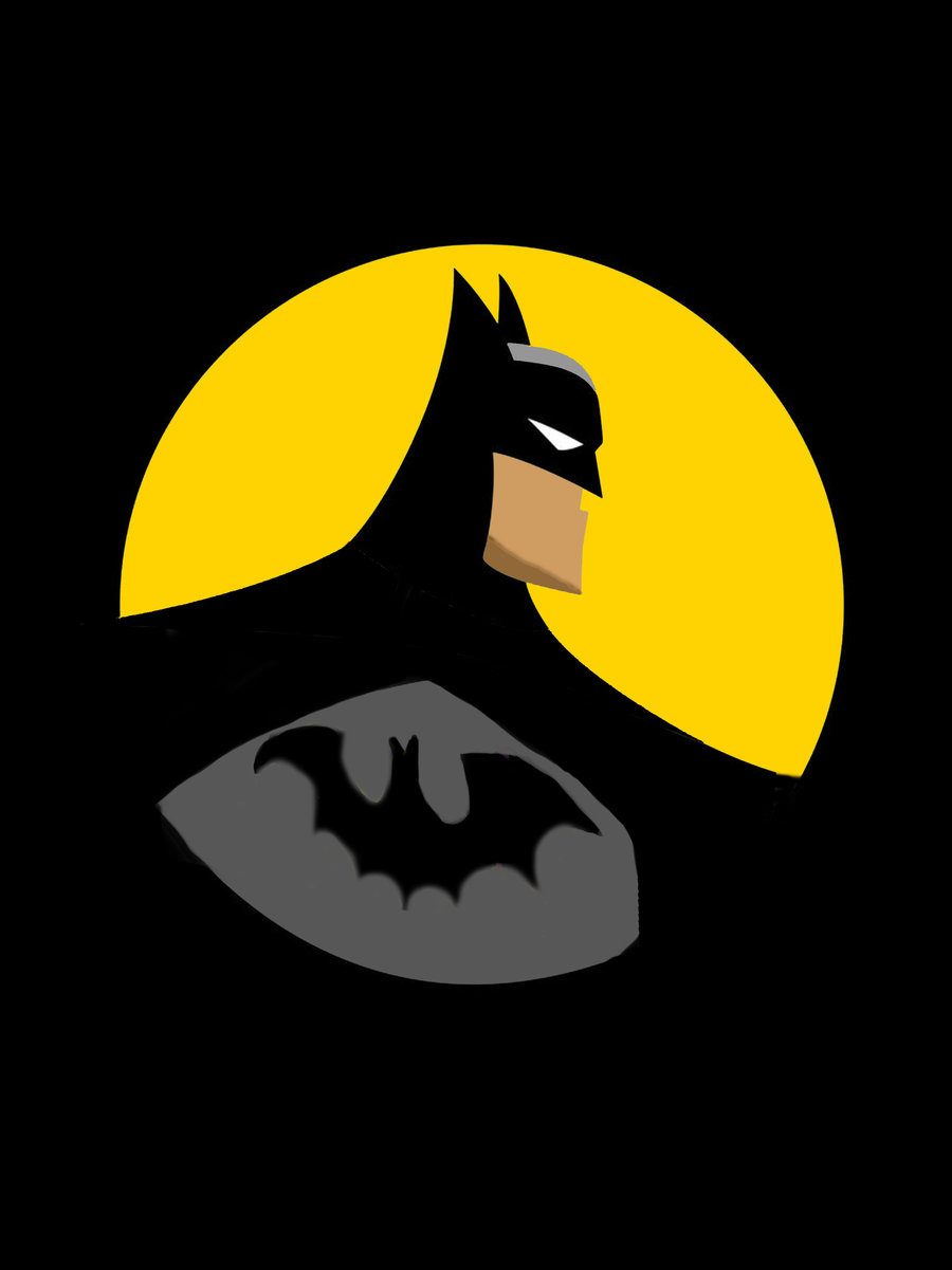 Batman Head Silhouette Vector