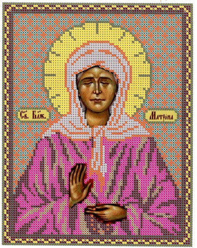 Beaded Embroidery Orthodox Icon