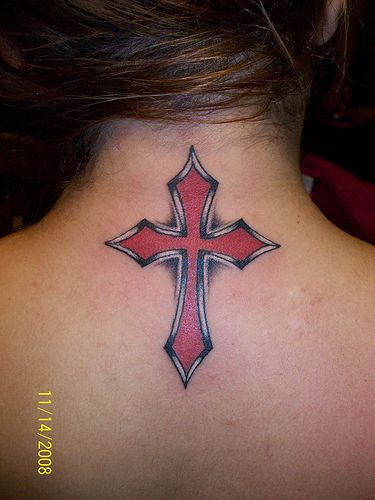 Beautiful Cross Tattoos Women