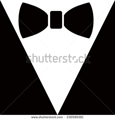 Black Bow Tie Illustrations