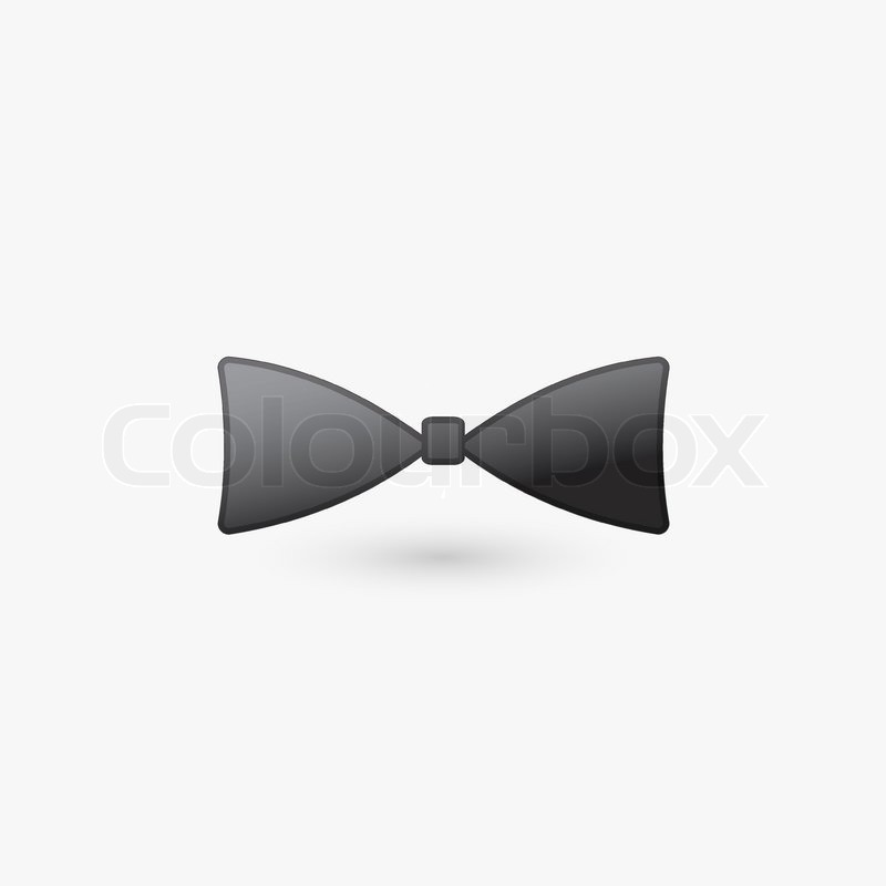 Black Bow Tie Vector