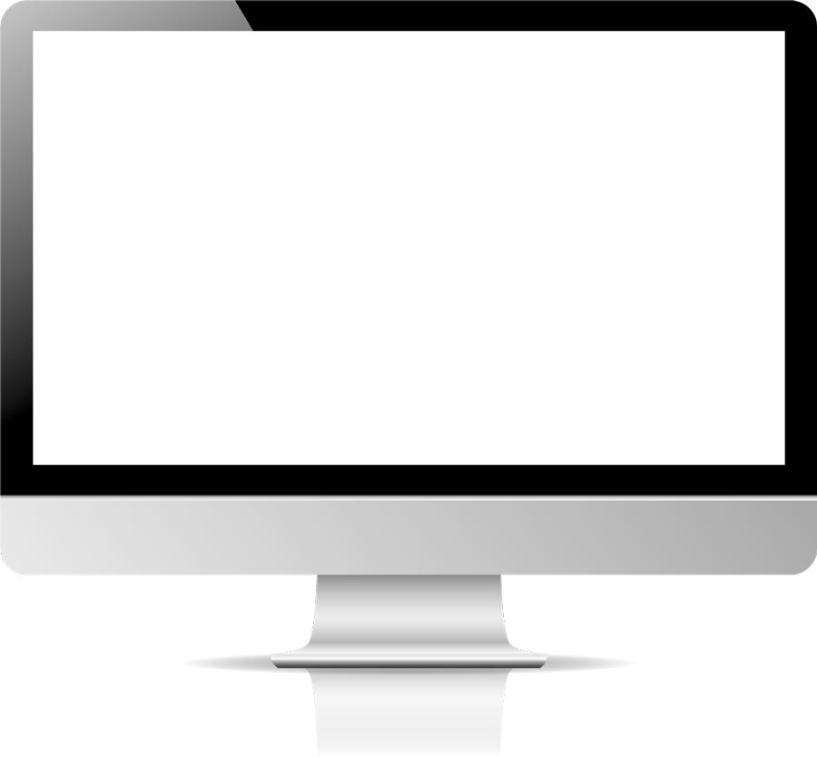 Blank Computer Screen Vector