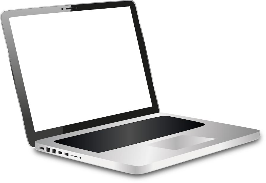 Blank Computer Screen Vector Blank Computer Screen Vector