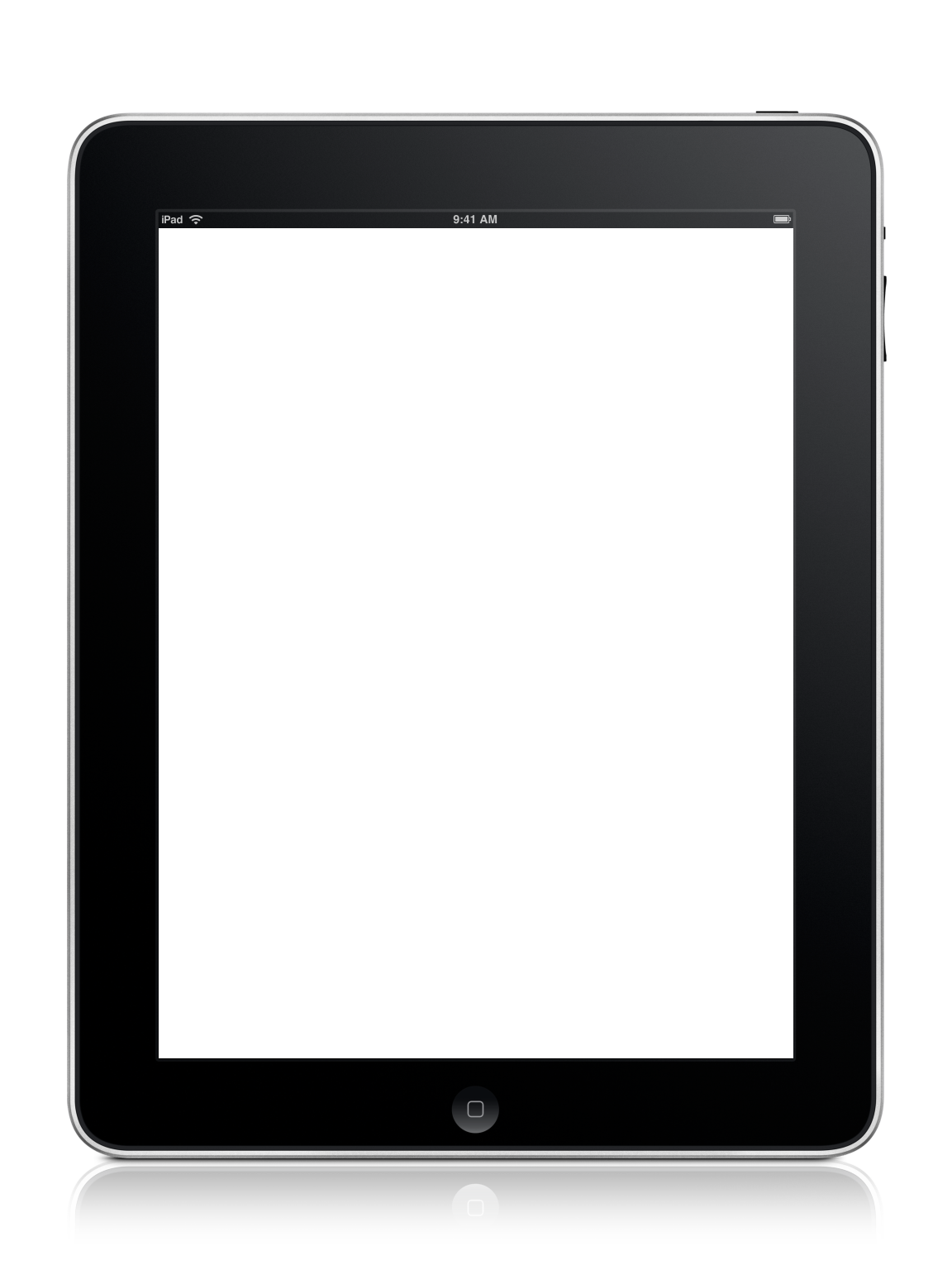 Blank iPad Template