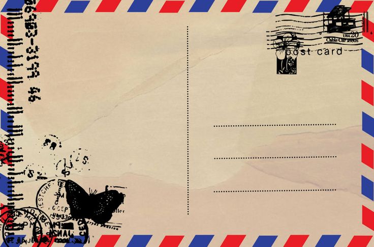 Blank Postcard Template Blank Postcard Template