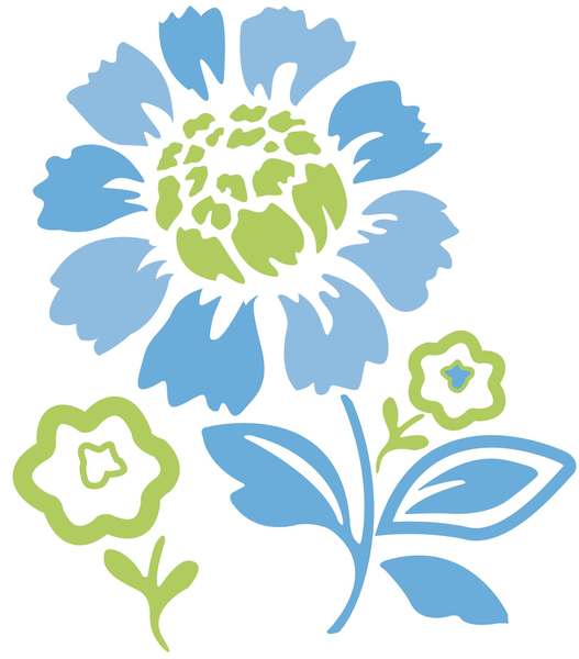 Blue Flower Vector