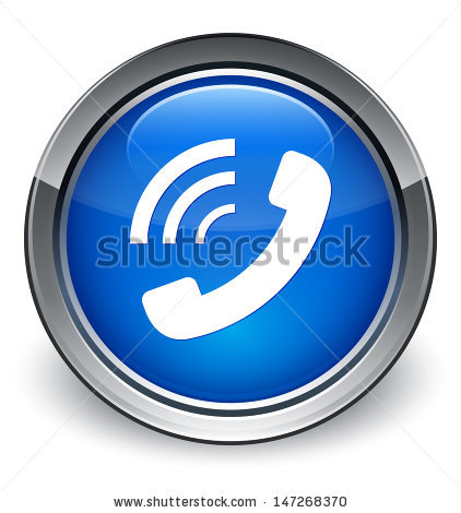 Blue Phone Icon