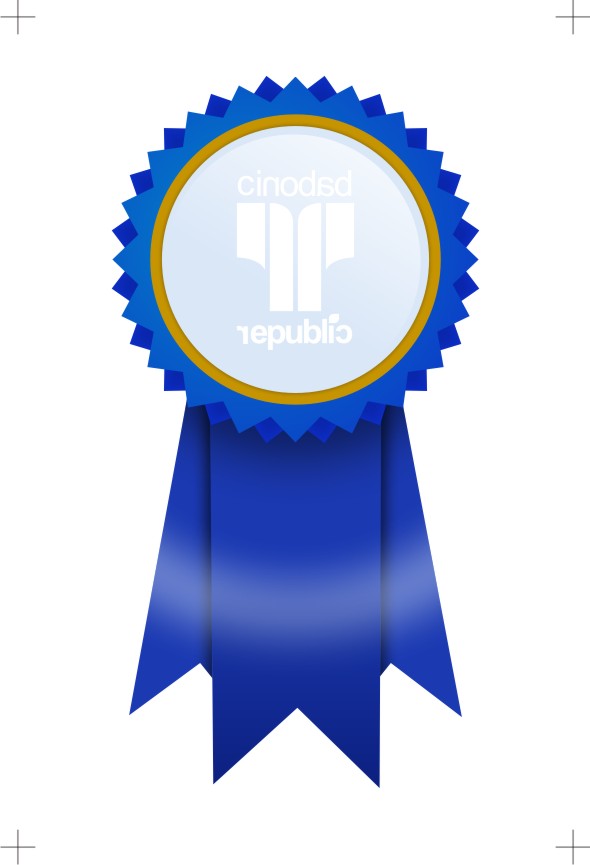 Blue Ribbon Vector