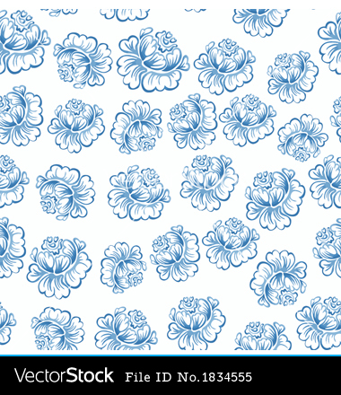 Blue Rose Pattern
