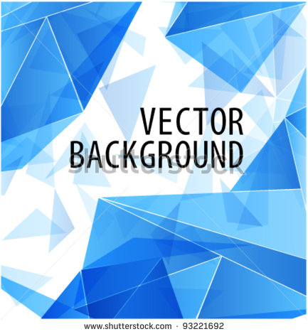 Blue Vector Triangle