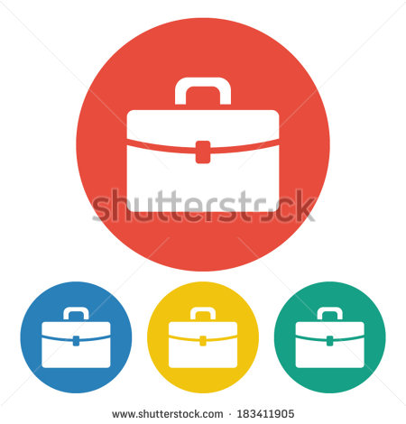 Briefcase Icon Vector