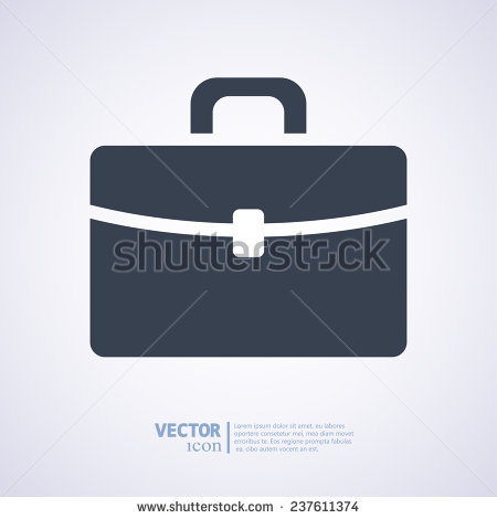 Briefcase Icon Vector